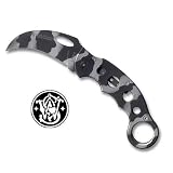 Smith and Wesson Folding Knife Extreme Ops Karambit Camo
