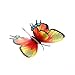 Docooler 20pcs 7cm 3D Artificial Butterfly Pin Clip Double Wing for Home Christmas Wedding Decoration, Colors Randomly Send