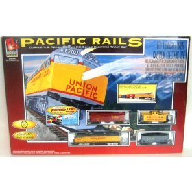 Life Like Pacific Rails 4-Unit HO Scale Diesel Electric Train Set