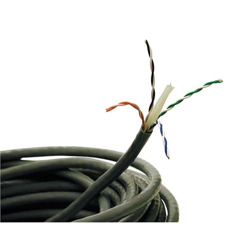 C2G / Cables to Go 32591 Cat6 UTP Solid PVC CMR-Rated Cable, Blue (1000 Feet/304.8 Meters)
