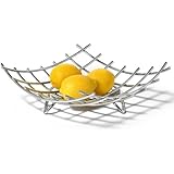 Spectrum Diversified 83070 Dunbar Grid Fruit Bowl, Chrome