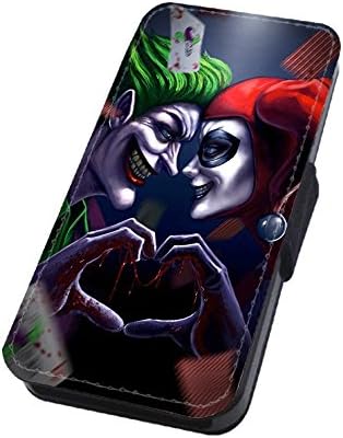 NONGCHAO TM iPhone 6 iPhone 6s The Joker Harley Quinn Batman Leather Flip Case Cover Laser Technology (design 6)
