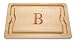 JK Adams 20-inch by 14-inch "B" Monogramed BBQ Board