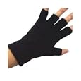 UNISEX WARM HALF FINGER STRETCHY KNIT GLOVES (lots of colors available)