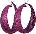 Ohrringe Glitzern, Neon-Pink