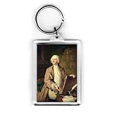 Victor Riquetti (1715-89), Marquis of.. - Acrylic Keyring - Art247 - Standard Size