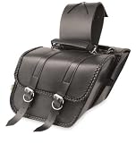 Willie & Max SB707B Braided Series Compact Slant Saddlebag Set