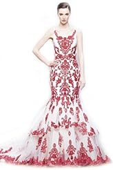 Applique Lace Crystals Beaded Crystal Chiffon/Taffeta/Tulle Evening Dress/Party Dress 
