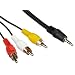 FlyCamOne FC3013 - FlyCamOne3 AV-Kabel 3,5mm Klinke auf Cinch