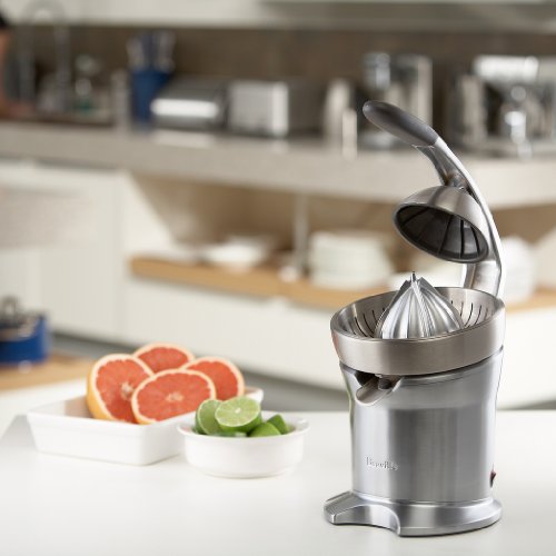 Breville 800CPXL Die-Cast Stainless-Steel Motorized Citrus Press