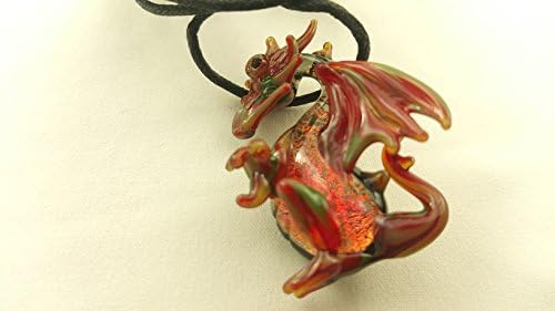 Dragon (Cartoon) - Glass Pendant Necklace