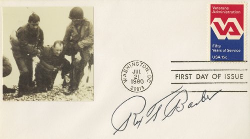 Rex Barber Autographed Commemorative Philatelic Cover