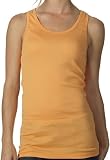 Bella Ladies Sheer Jersey Longer Length Racerback Tank Top. 8770