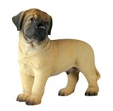 BULL MASTIFF PUPPY Dog stands RESIN FIGURINE 6698
