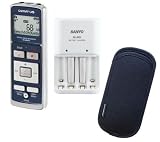 OLYMPUS VN-6800PC Dictaphone + CS-125 Case + Sanyo Battery Charger