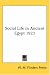 Book Social Life in Ancient Egypt 1923