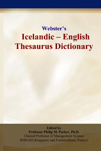 Websters Icelandic - English Thesaurus Dictionary