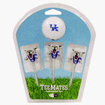 Kentucky 3 TeeMates and Golf Ball