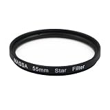 New 55mm Star Filter 6 Cross Light for Nikon Canon Sony Camera Lens