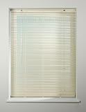 Cream - Matt Aluminium Venetian Blind / Blinds - 75x160cm