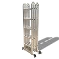 VR DIRECT� 4.75M 4X4 Multi Purpose Aluminium Ladder + FREE Two Plates and One Tray