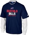 Buffalo Bills -Navy- Upside Layered Long Sleeve T-Shirt