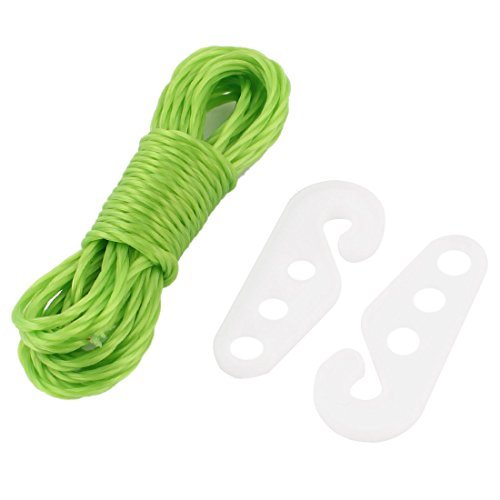 Buy Cheap Plastic Braided String Cord Clothes Clothesline 16.4Ft Green