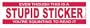 EVEN THOUGH THIS IS A STUPID STICKER YOU'RE SQUINTING TO READ IT decal bumper sticker