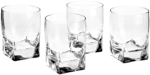 Luigi Bormioli Rossini 12-Ounce Double Old Fashion Glass, Set of 4