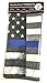 Thin Blue Line American Flag Garden Flag