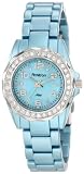 Armitron Women's 75/4077BMLB Swarovski Crystal Accented Blue Aluminum Bracelet Watch