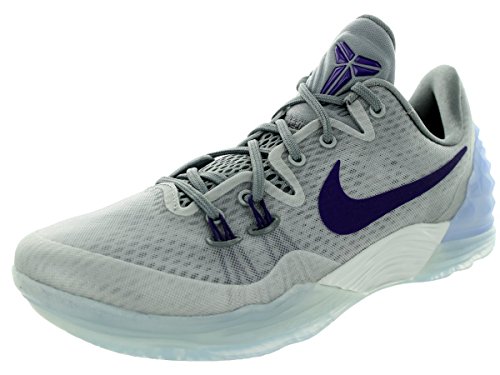 Nike Men's Zoom KOBE Venomenon 5 Basketball Shoes-Wolf Grey/Court Purple