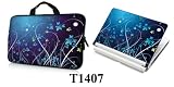 15.6″ Laptop Sleeve Neoprene Case Bag with Hidden Handle handbag for 14 15 15.6 14″ 15″ Notebook with Matching Skin Sticker