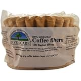 If You Care Coffee Filter Basket, 2 1/2 inch Depth -- 100 per pack 3 packs per case.