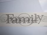Main Street Wall Creations Translucent Sticker - Family - Family is a gift that lasts forever