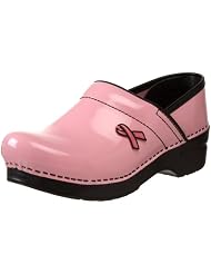 Dansko Womens Professional Pink Ribbon Clog