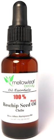 Rosehip Seed Oil 100% Pure, From Chile, Organic Essential Oil Cold Pressed 30 ml Reduce Wrinkles, Prevent New Scars, Protect Sun-Damaged Skin, Soften Skin, Improve Uneven Skin Tones and Sun Spots