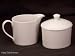 Kitchen & Housewares : Royal Worcester Classic White Sugar Bowl and Creamer