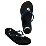 San Diego Chargers Women's Wedge Flip Flop