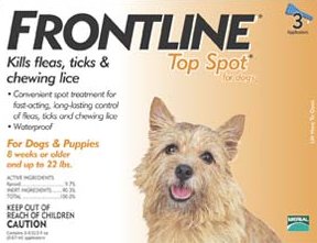 Frontline Top Spot Flea & Tick Medication for Dogs (2-22lbs)