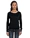 Alternative Women's Slouchy Pullover,Eco True Black,Large