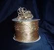 Organza Pull Ribbon Bows - 1/8" - 100 Yards - Gold