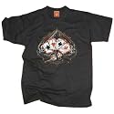 T-Shirt Four of a Kind Poker, verschiedene Farben Gr.S-5XL