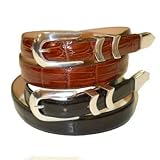 Brighton Catera Croco Belt, Sizes 32-52