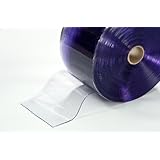 Image : PVC Bulk Roll Strip .08x8\'x164\' Clear Low Temp