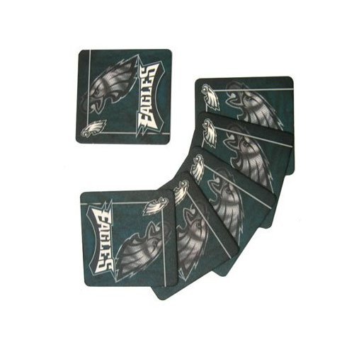 Philadelphia Eagles Six Piece Paper Euro Coaster Set