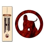 Afghan Hound Wind Chimes X-SMALL Copper Vein