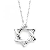 Bling Jewelry Sterling Silver Star of David Pendant