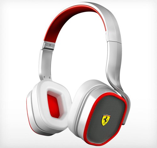 Ferrari AAV-2LFH006W Scuderia R200 On-Ear Headphones - White On Sale