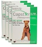 NEW! 4 PACK CAPSTAR Green for Dogs over 25 lbs(24 tablets)